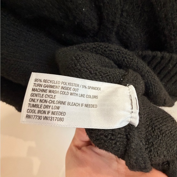 Wild Fable Black Cable Knit Women's Sweater - Picture 5 of 5